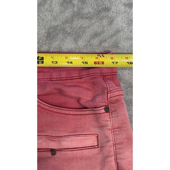 Men W38 V19-69 Italia Moto Biker Shorts Coral Pink Ribbed Knee Milano Italy - Picture 9 of 10